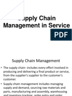 Introduction To Supply Chain Management in Service