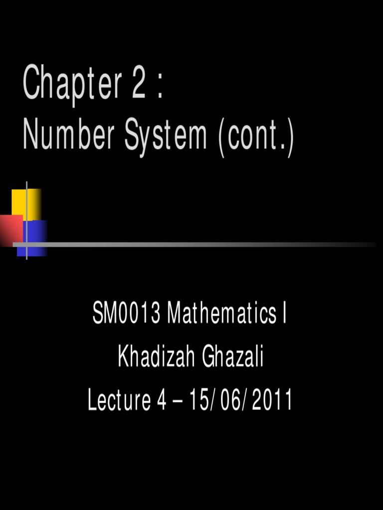 Chapter 2 - Number System II | PDF | Complex Number | Trigonometric ...
