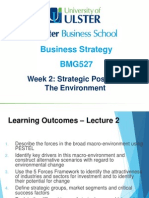 Business Strategy Strategic Position Week 2