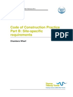 Code of Construction Practice Part B: Site Specific Requirements - Chambers Wharf - Revised 12 February 2014