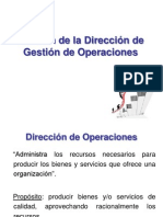 Función Gestión de Operaciones