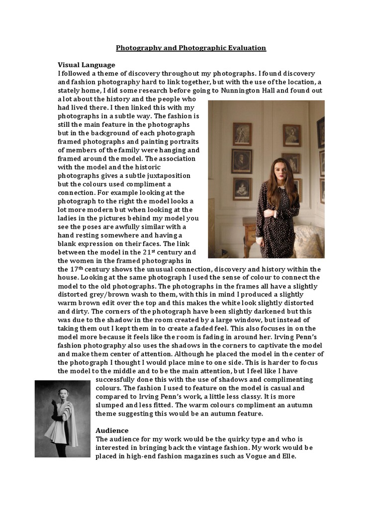 Photography and Photographic Evaluation Visual Language PDF