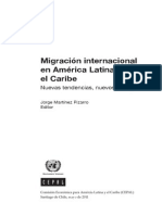 CEPAL migracion latinoamericana