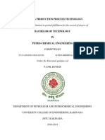 Ammonia production process technology project report