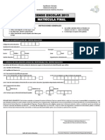 Formulario Censo Final 2013