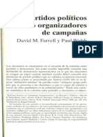 Los Partidos Politicos Como Organizadores de Campañas