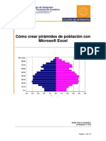 Como Hacer Piramide Poblacional en Excell