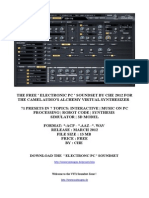 ' Electronic PC ' Soundset by Che For Alchemy PDF