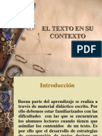 El Texto en Su Contexto