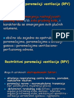 Restriktivni Poremećaji Ventilacije (RPV)
