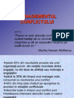 Managementul Conflictului