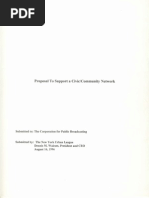 Civic Community Network Proposal 1996