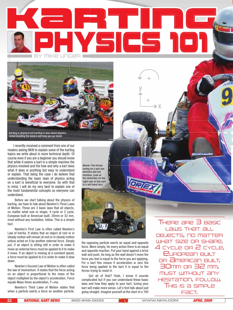 Understanding the Physics of Karting An Introduction to Newton's Laws