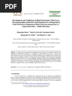 Download Development and Validation of High Performance Thin-LayerChromatographic Method for Determination of alpha-Mangostin in Fruit Pericarp of Mangosteen Plant Garcinia mangostana L using Ultraviolet  Visible Detection by Himanshu Misra SN20674336 doc pdf