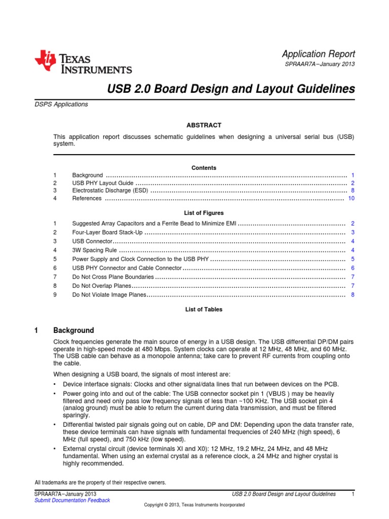 Usb 2.0 Board Design And Layout Guidelines – WSVMVJ