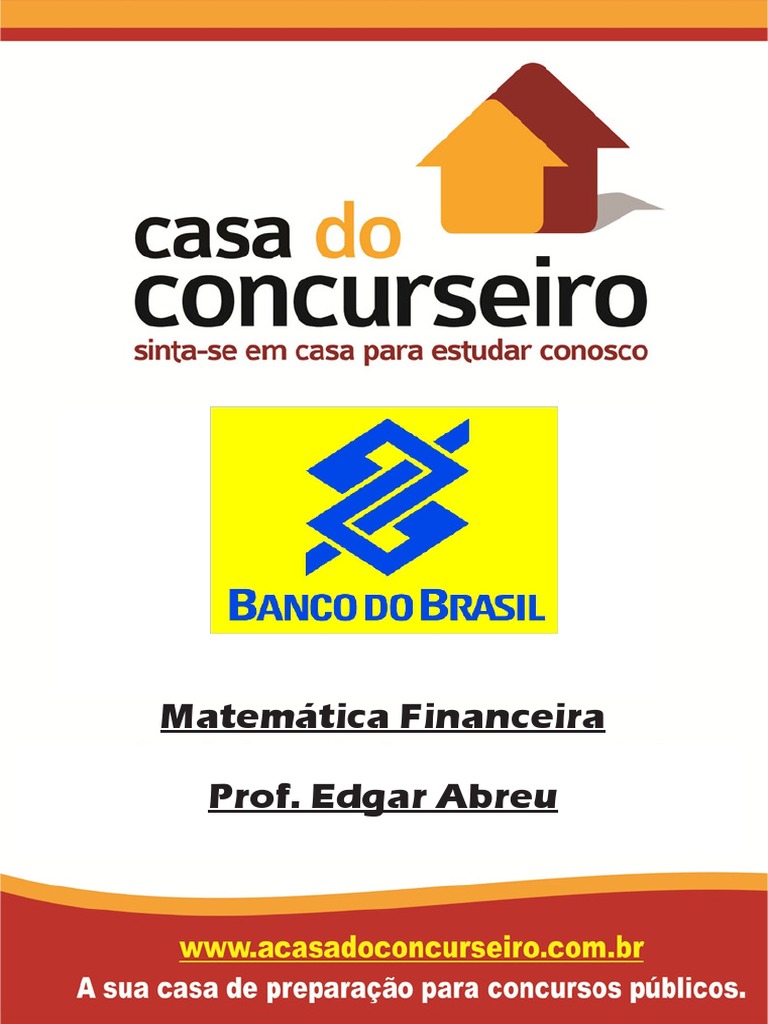 APOSTILA PARA banco do brasil 2014.pdf | Interest | Internal Rate Of Return