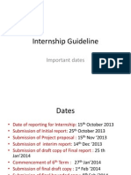 Internship Guideline