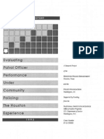 Wycoff, M. A., Et. Al. - Evaluating Patrol Officer Performance Under Community Policing: The Houston Experience