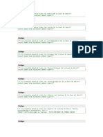 La Consulta Muestra Todas Las Tablas de La Base de Datos