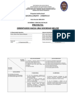 Proyecto Ciencias Sociales Con Presupuesto