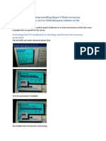 Step-By-Step Installing Hyper-V Final Version On Windows Server 2008 Enteprise Edition 64-Bit