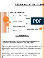 Money Demand and Money Supply: Group Member