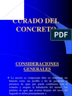 curado concreto