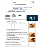 Stromproduktion Anleitung Generatorbau PDF