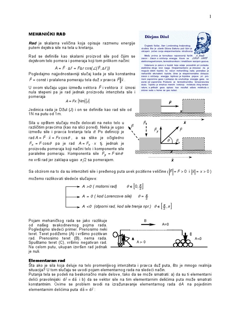 Mehanicki Rad | PDF