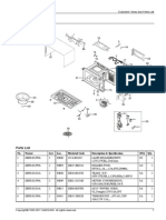 Exploded View Parts List(Map)