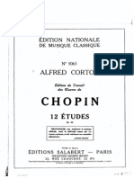 Chopin Etude Op. 25 - Cortot Edition (French)