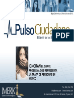 "Pulso Ciudanado" La Trata de Personas