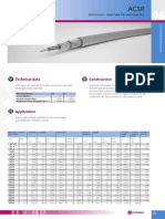 Technical Data Construction: Aluminium - Steel Rope For Overhead Line