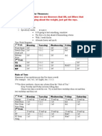 Lifting Programs Throwers