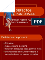 DEFECTOS POSTURALES - Presentacion