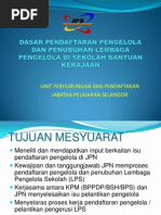 Pendaftaran Lembaga Pengelola Sekolah Selangor 2010