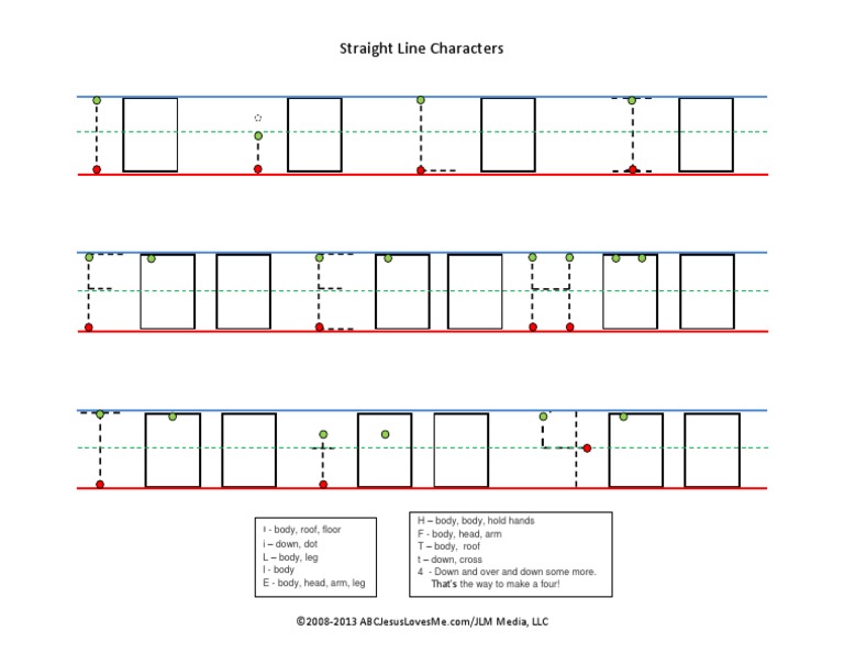 Understanding Straight Line Characters | PDF | Language Arts & Discipline