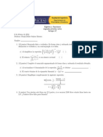 2 prueba corta álgebra y funciones