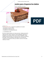 Chocotorta_ Un Postre Para Chuparse Los Dedos