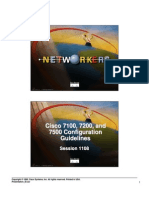 Cisco 7100, 7200 and  7500 Config Guidelines