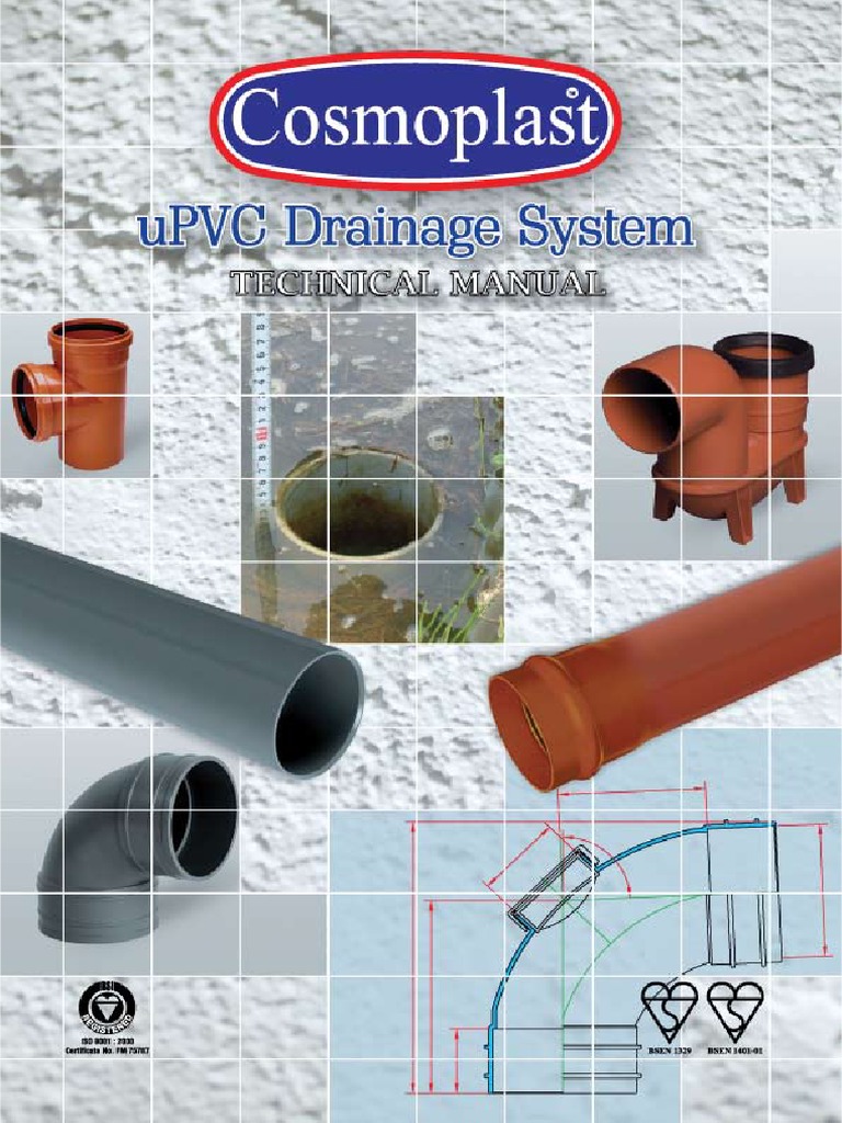 Cosmoplast Upvc Drainage Pipes Fittings Polyvinyl Chloride Sanitary