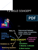 MATTER (1.2 Mole Concept)