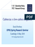 CARBON TAX - Carbon Tax vs Low-carbon Obligations