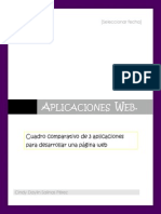 Cuadro Comparativo Aplicaciones Web