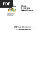 Caderno de Apoio a Pratica Pedagogica Cronicas e Biografias