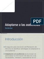 Cómo El Orador Debe Adaptarse Al Público PDF
