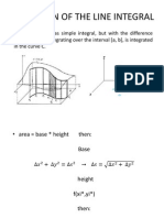 Definition of the Line Integral