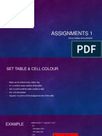 Assignments 1: Fp531: Mobile Development
