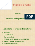 Attribs of Output Primitives