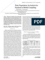Secure Multi-Party Negotiation: An Analysis Forelectronic Payments in Mobile Computing